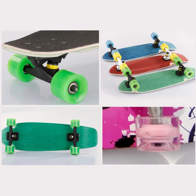 26ich борд рыба single Rocker скейтборд бесшумный сцепление противоскользящей