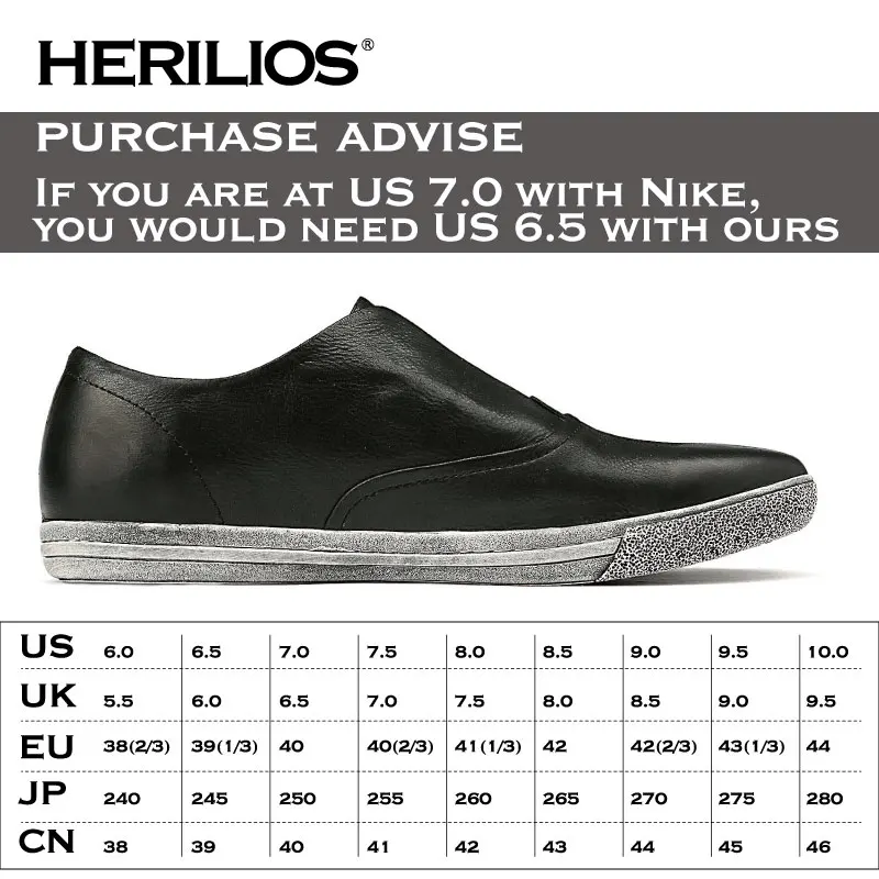 2016 Весна/Осень Herilios мужской Кожаный Brogue Платье Скольжения на loafer Вождения