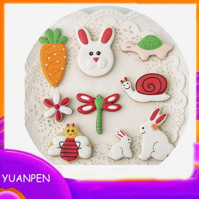 1 шт. Стрекоза Кролик морковь металлический резак печенья gateau формы для