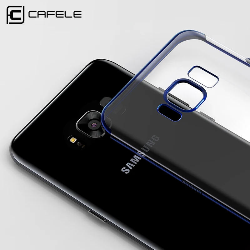 CAFELE чехол для телефона Samsung Galaxy S8 Силиконовый Модный прозрачный ТПУ покрытый