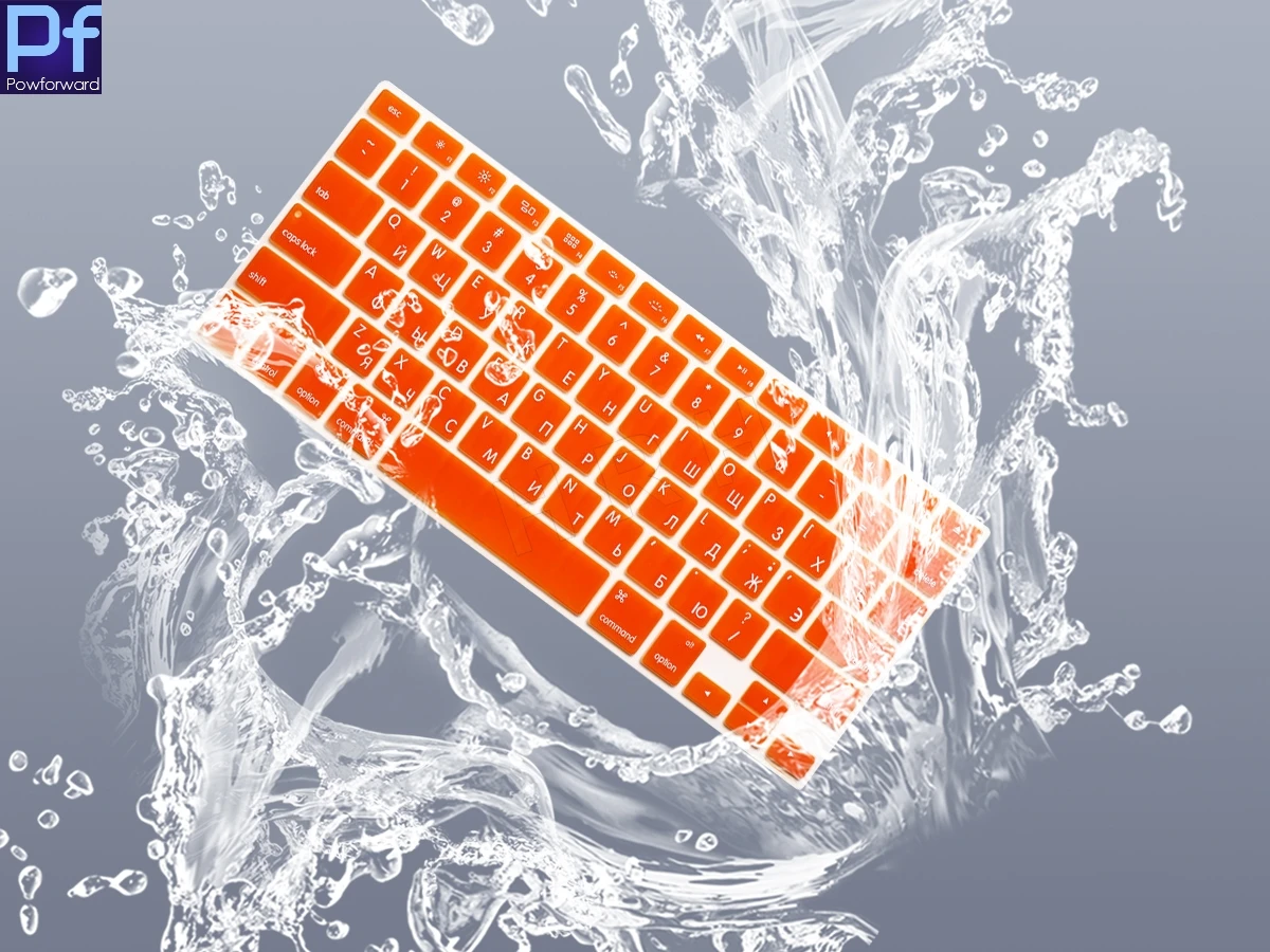 Силиконовый Чехол Для Imac Macbook Air Pro Retina 13 15 с русской раскладкой|keyboard cover for imac|keyboard