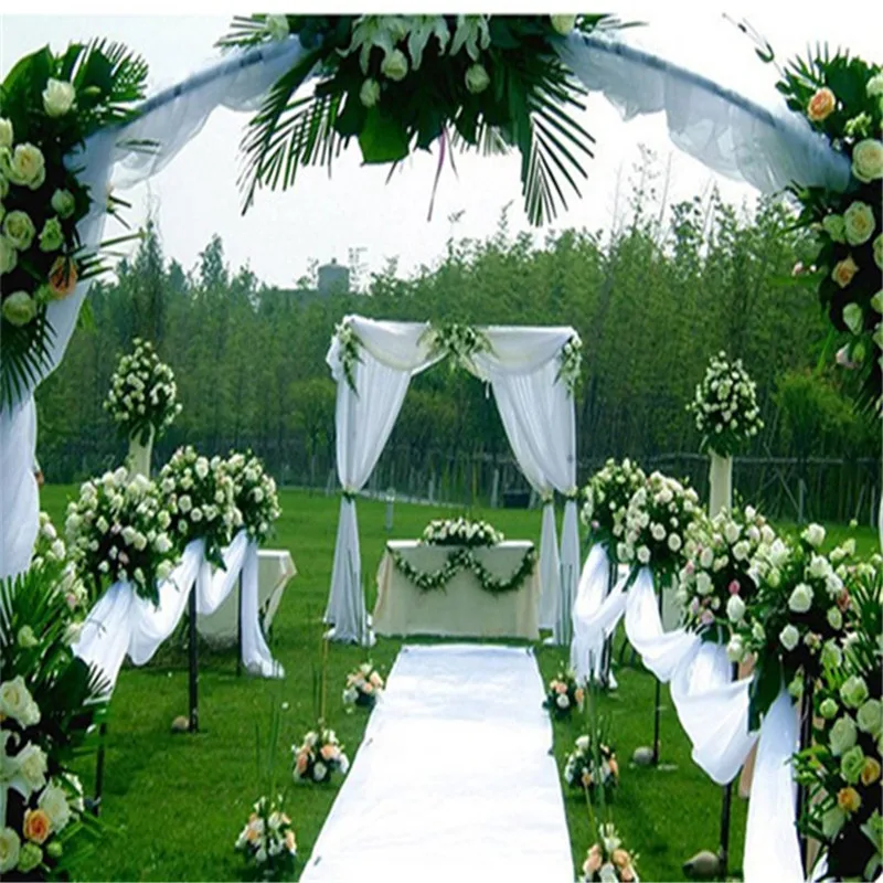 Свадебное украшение квадратная труба Навес/chuppah/Арбор драпировка стенд | Дом и