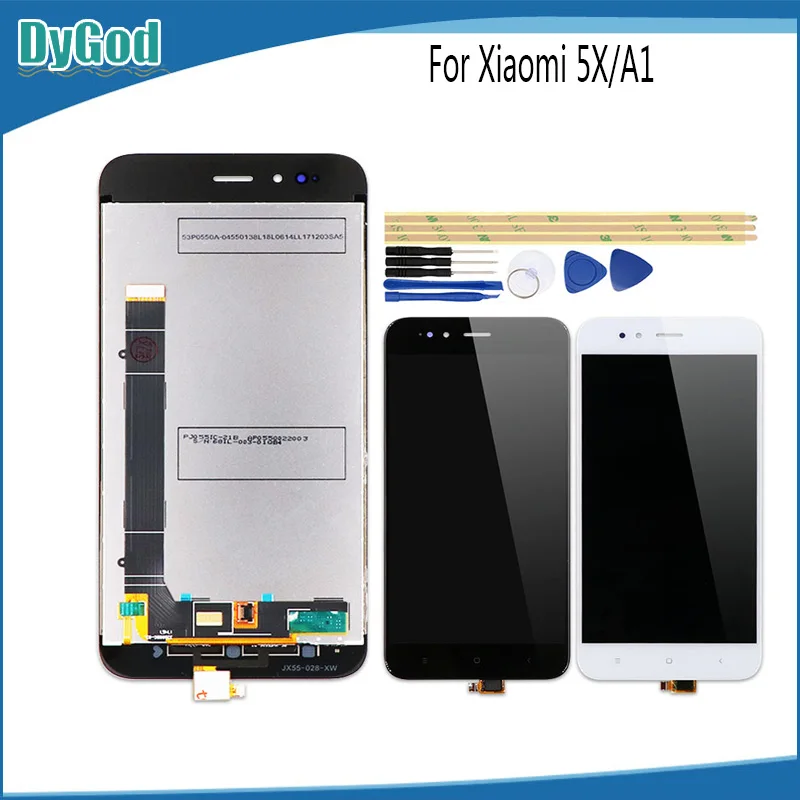 ЖК дисплей DyGod 5 дюймов для Xiaomi Mi 5X MiA1 сенсорный экран телефона дигитайзер в сборе