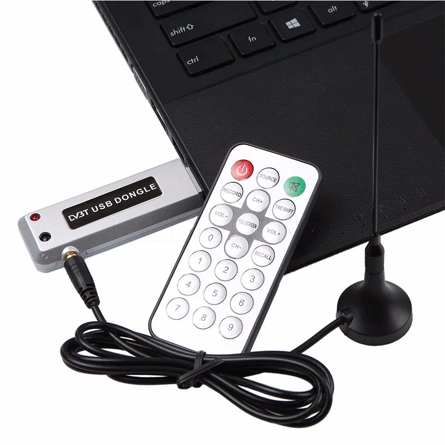 Kebidumei цифровой dvb-t HD ТВ тюнер Регистраторы приемник USB2.0 программного обеспечения радио DVB T тюнер HD ТВ с антенной для ноутбук Тетрадь