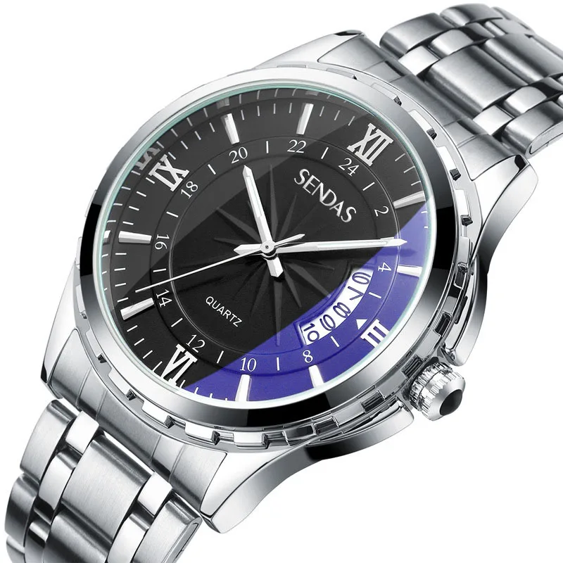 

Luxury Men's Watch Top Design Dial Wild Quartz Watch Waterproof Sports Chronograph Men's Watch