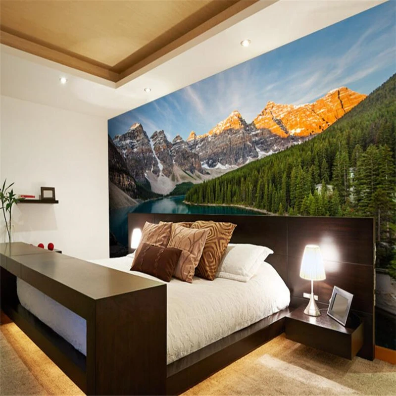 Пользовательские 3D обои спокойный крик красивый пейзаж ТВ фон гостиная спальня