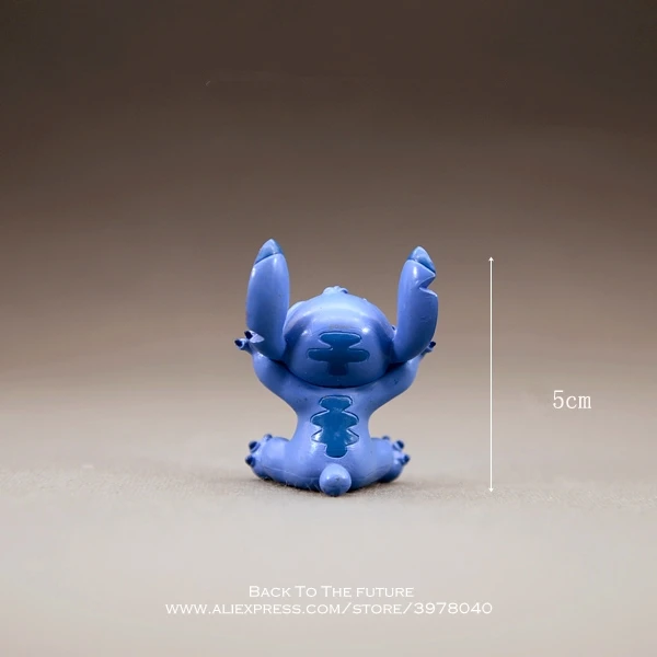Disney Lilo & Stitch 5 см мини кукла Фигурка осанка аниме украшение Коллекция фигурка