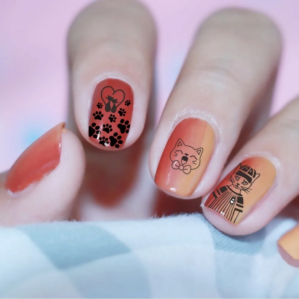 BEAUTYBIGBANG квадратная форма кошка собака животные серия Изображение штамп для
