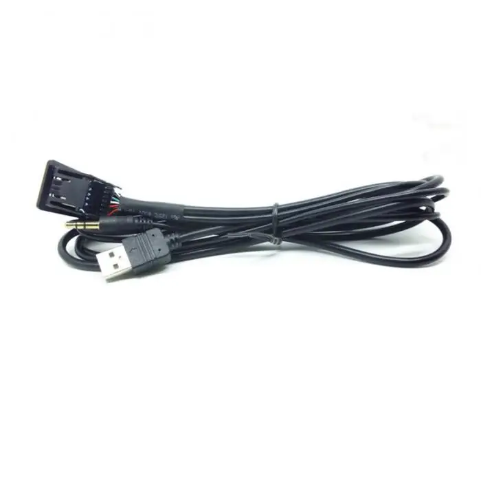 Делаем раскрутку! Автомобильный тире заподлицо USB порт 3,5 мм AUX USB свинцовый Удлинительный кабель жила монтажная панель Разъем для наушников