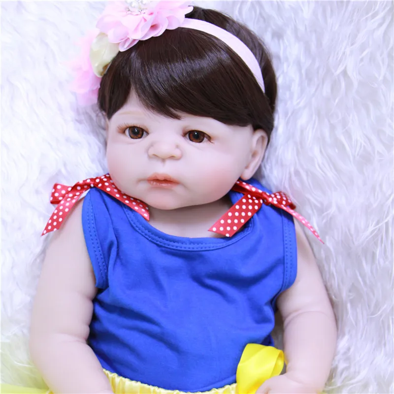 23 дюймовая силиконовая кукла-реборн 57 см Новинка bebe Reborn Детские игрушки для