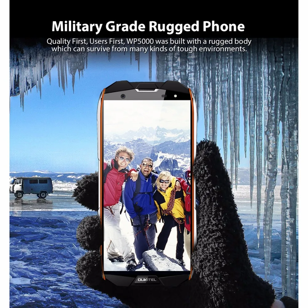 Oukitel WP5000 5 7 'ཎ:9 Android 1 Helio P25 Восьмиядерный мобильный телефон 6 ГБ Оперативная