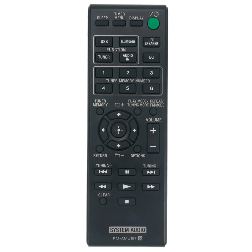 Новый телефон с дистанционным управлением для Sony Audio SYSTEM RM AMU187 GTKN1BT|Пульты ДУ| |