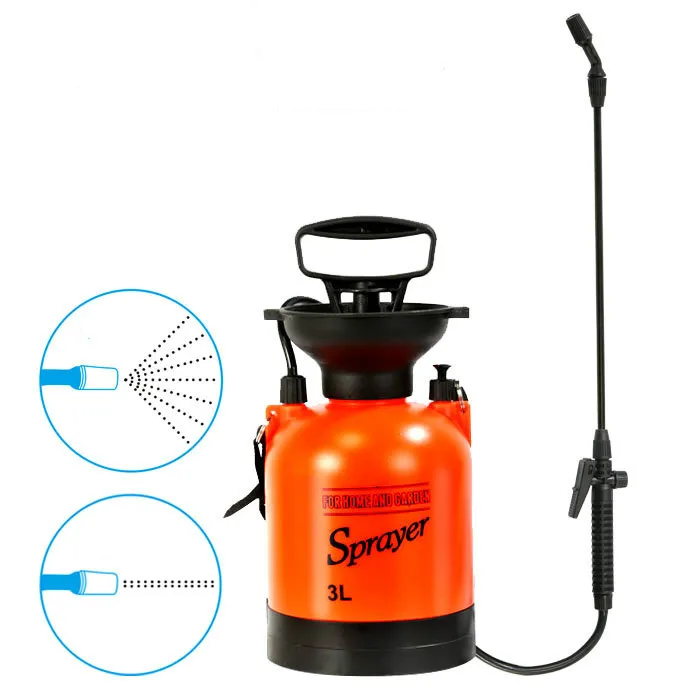 3L Pump Sprayer with Shoulder Strap, Ideal for Pest Control Chemicals and Weeds Killers