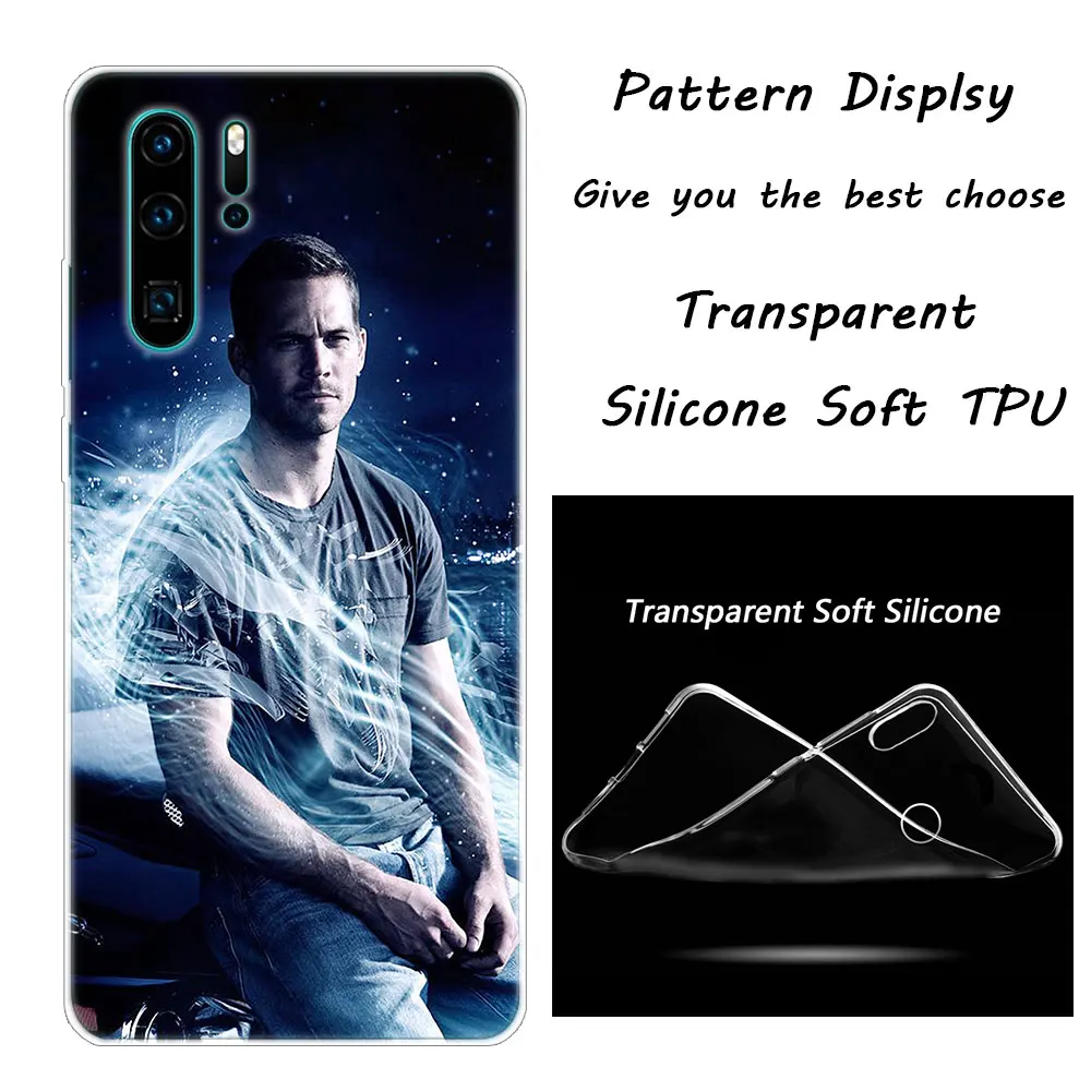 014 Мягкий силиконовый чехол для телефона Paul Walker Fast& Furious, для huawei P30 P20 Pro P10 P9 P8 Lite P Smart Z Plus NOVA 3 3i - Цвет: 014