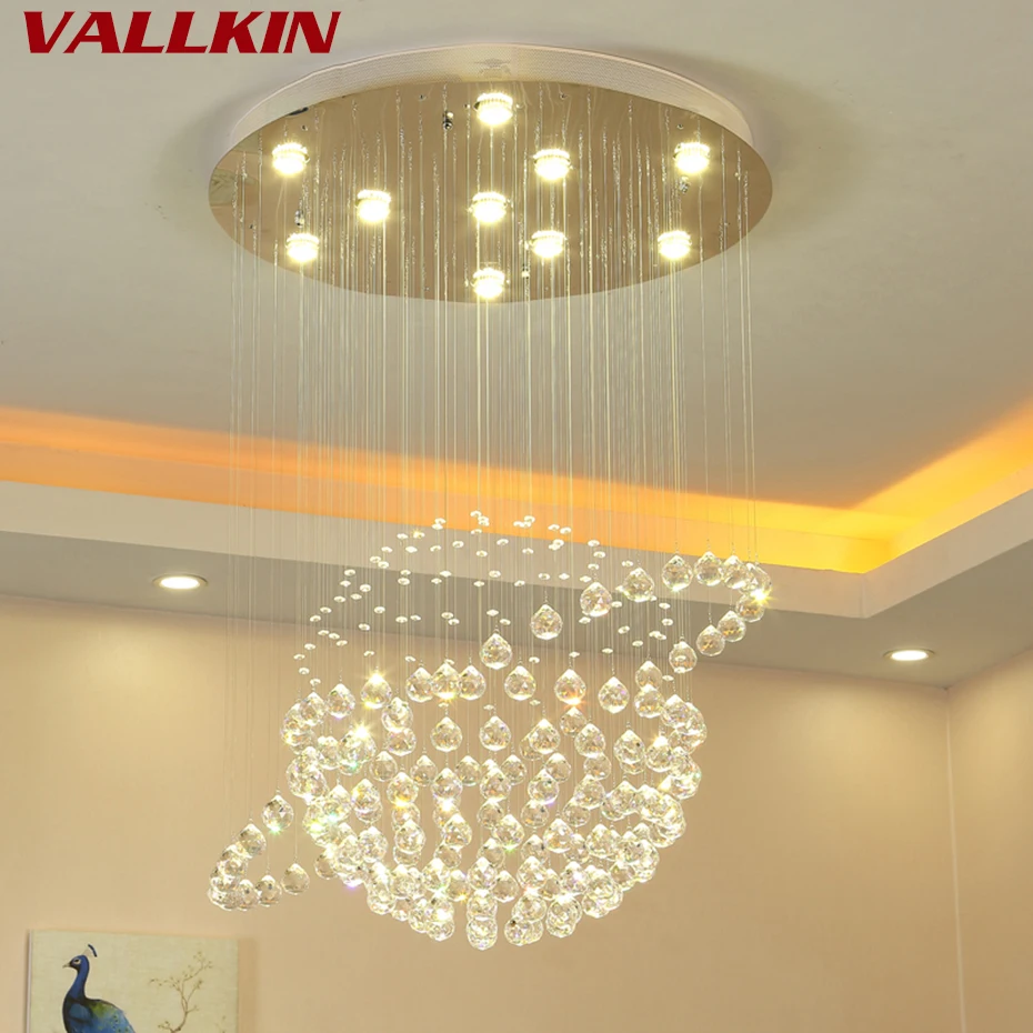 

New Style Crystal Chandeliers Lighting Fixture Crystal Chandelier Lamps Light Lustres de Cristal for Living Room Ceiling Lamp