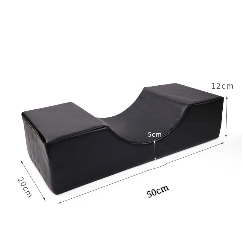 Фланелевые и Полиуретановые Подушки для салона красоты черные многокарманные