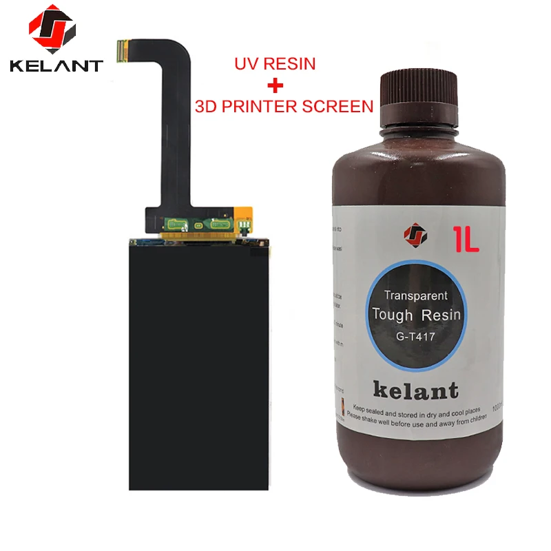 Kelant 1L 405nm УФ смола + 5 дюймов дисплей сенсорный экран Фотон 3D принтер печатный