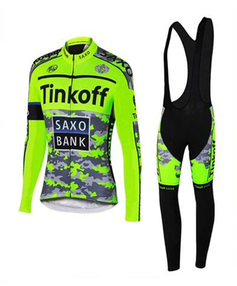 Pic Color Новое поступление полиэстер длинный рукав Велоспорт Джерси/MTB велосипед одежда для велосипеда Тинькофф Saxo Bank Майо Ciclismo - Цвет: Pic Color