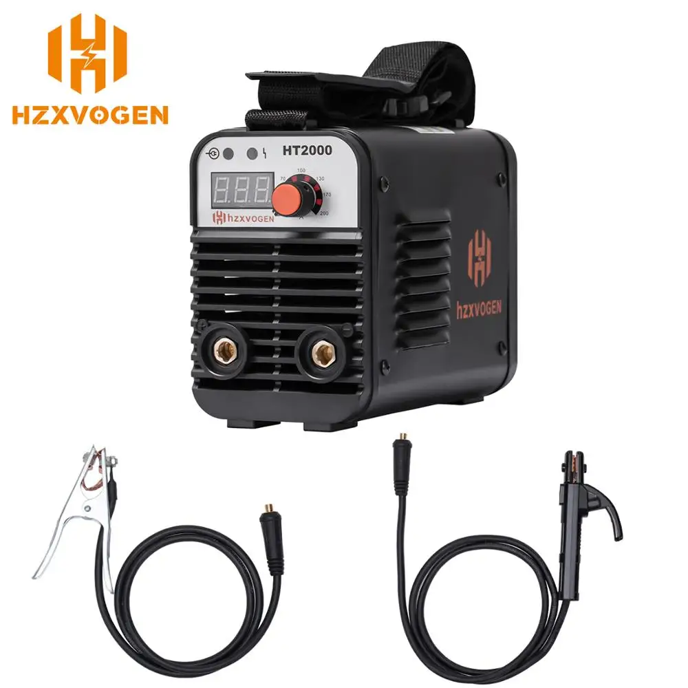 HZXVOGEN 110 V 220 V миниатюрный СВАРОЧНЫЙ АППАРАТ ДУГОВОЙ сварщик HT2000 Arc MMA Портативный сварочный аппарат инструмент для домашнего заводское использование