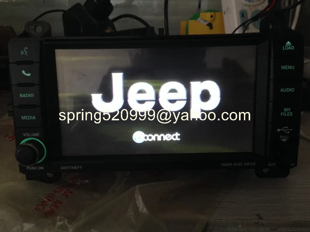 P05091332AC Chrysler Do & dge Одиночная аудиоголовка DVD с декодированием HDD жесткий диск MP3 AUX