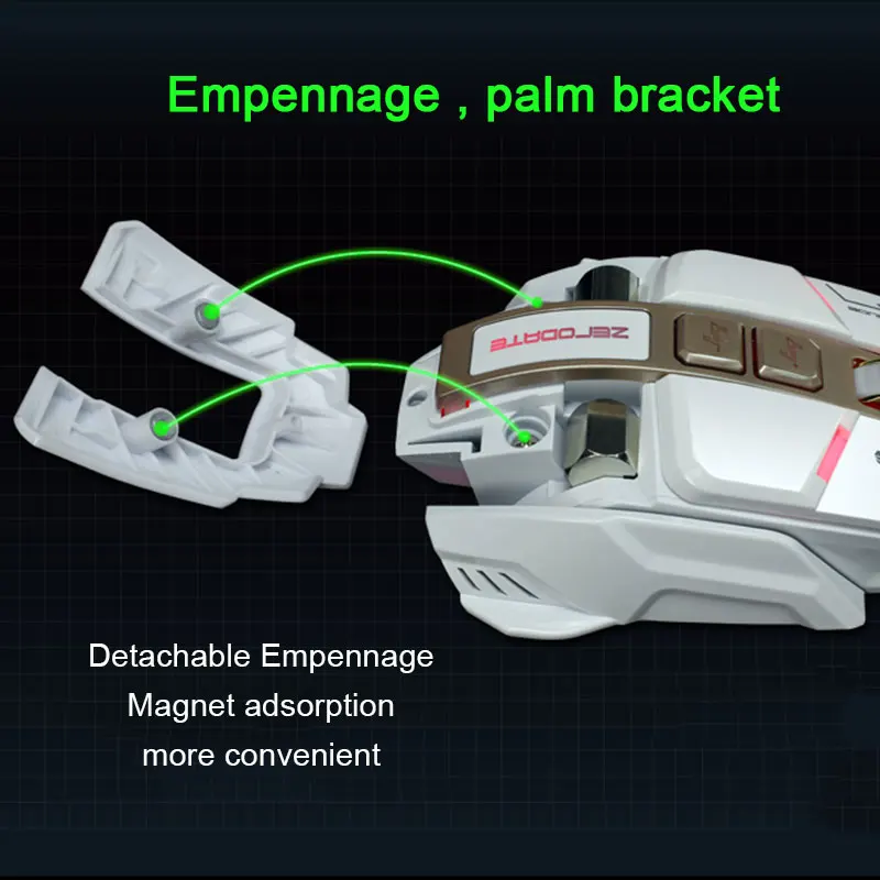 DIY Detachable RGB 3200 DPI Professional Macro Programming Mouse Backlight LED Wired Computer PC Gaming Heavy Mice for Gamer | Компьютеры