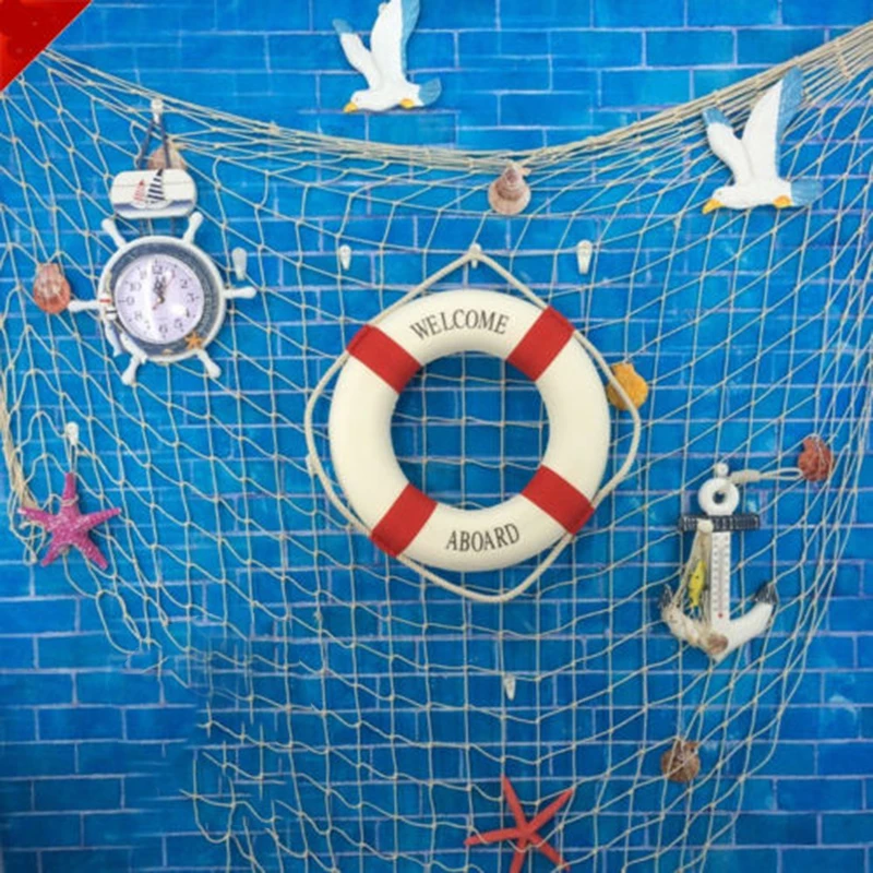 Семейный украшение в средиземноморском стиле спасательный буй ремесла 3D