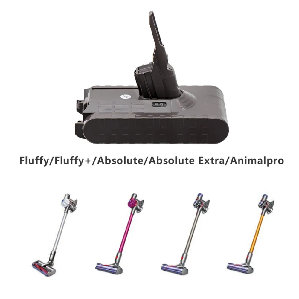 V8 3500mAh 21,6 V батарея для Dyson V8 батарея абсолютная V8 животных литий-ионный Пылесос аккумуляторная батарея 3.5Ah