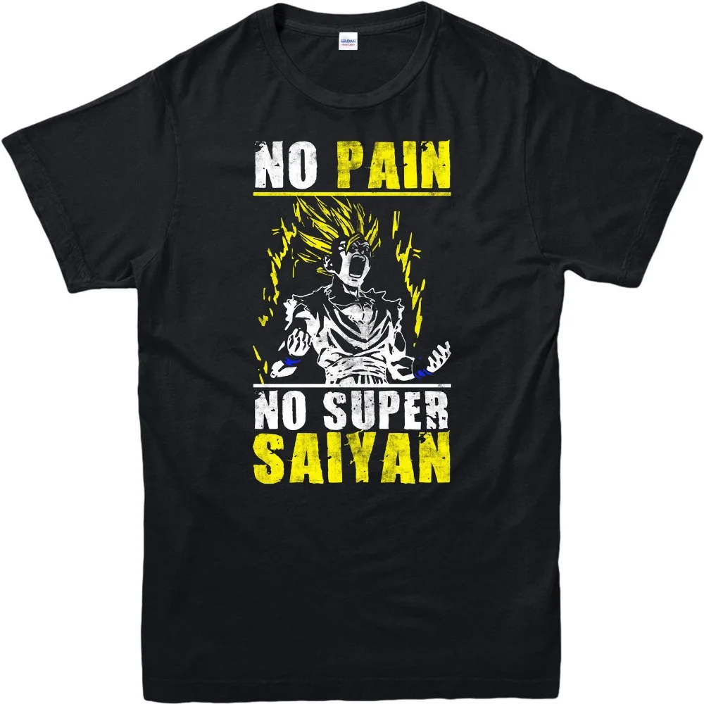 Футболка Z мужская с аниме No Super Saiyan модная забавная Повседневная футболка