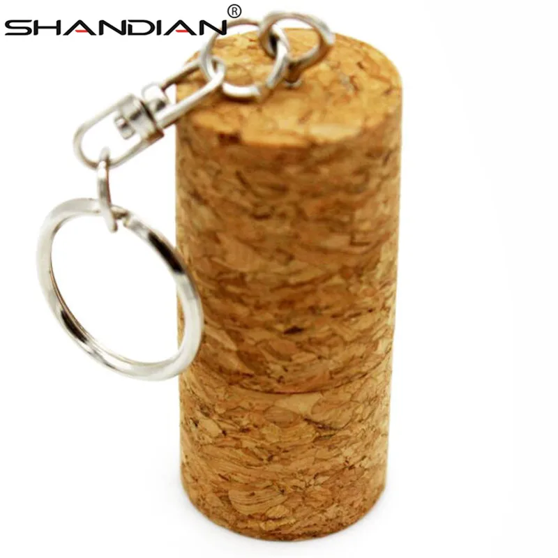 USB флеш накопитель SHANDIAN в деревянной бутылке 4/8/16/32/64 ГБ|USB флэш-накопители| |