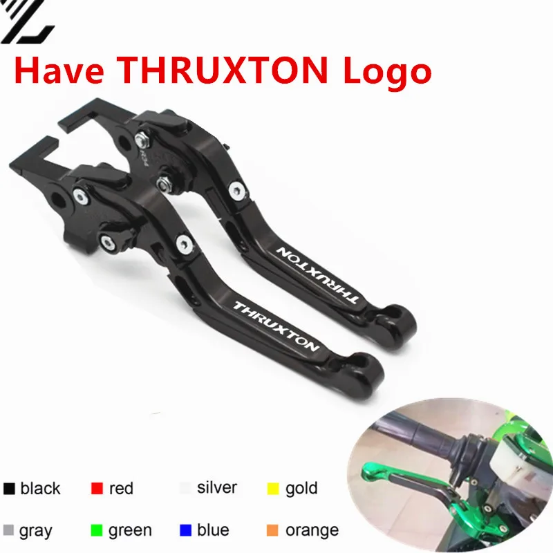 

For Triumph THRUXTON 2004-2015 2016 THRUXTON R 2016 Motorcycle CNC Adjustable Folding Retractable Brake Clutch Lever