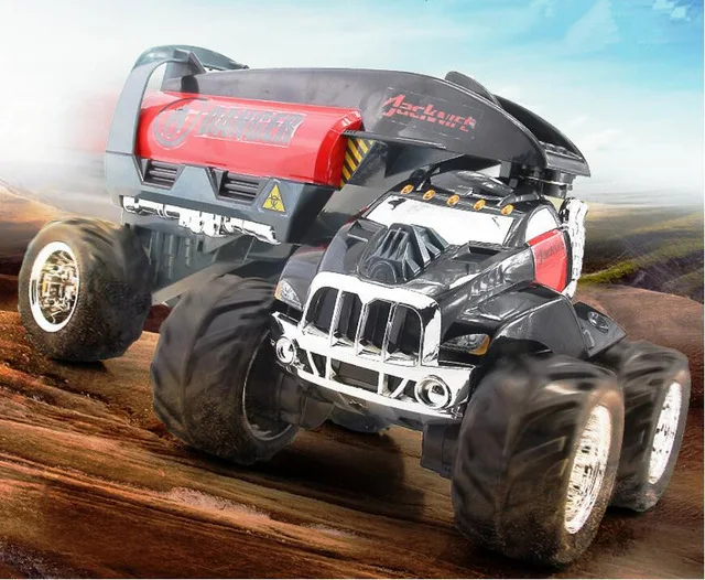 Красный 1:10 Масштаб 2,4 г 4WD высокая скорость внедорожный пульт дистанционного управления RC автомобиль XQTJ10-1 трюк автомобиль игрушка радио управление автомобиль дети лучший подарок игрушка модель - Цвет: Красный