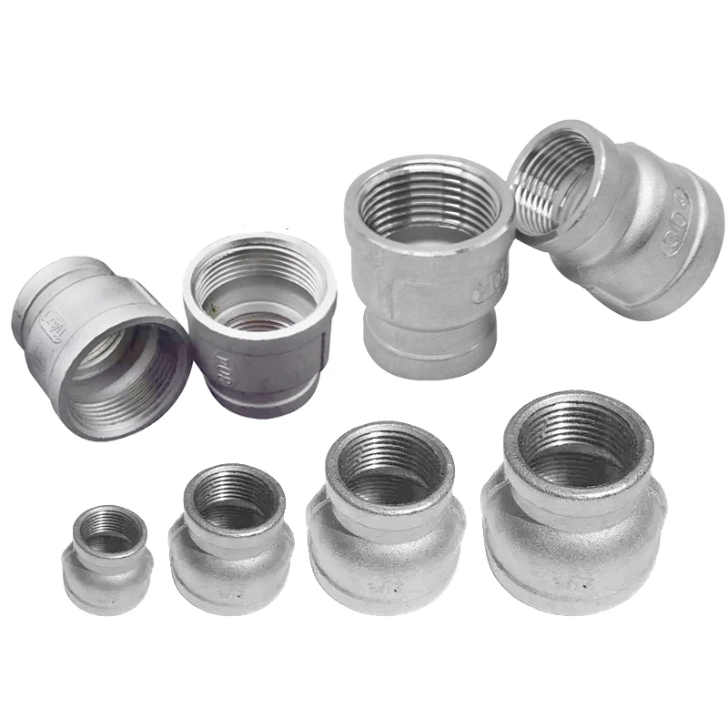 

1Pc 1/8"1/4"3/8"1/2" 3/4" 1" 1-1/4" 1-1/2"Double Female BSP Threaded Reducer 304 Stainless Steel Pipe Plumbing Fitting Connector