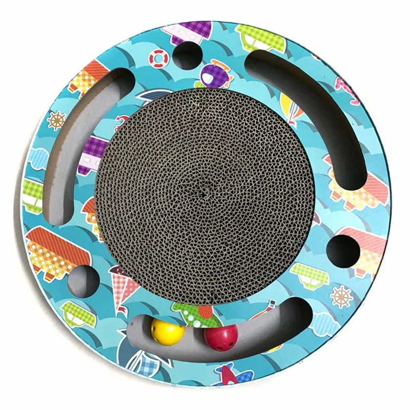 Коробка для барабана с царапинами кошки Поворотная доска коготь игрушка 2