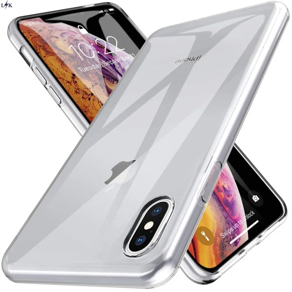 Для LK iPhone XS Max случае ультра [тонкий] устойчивое к царапинам ТПУ Резиновая мягкая