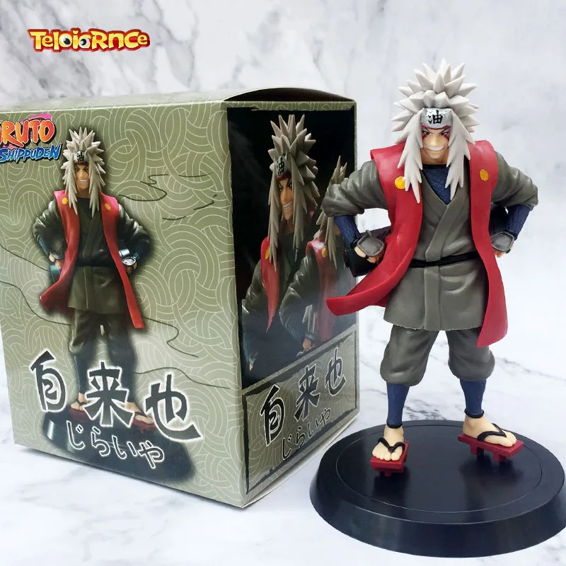 Аниме Наруто Shippuden Jiraiya 1/8 весы ПВХ фигурка Коллекционная модель игрушки без