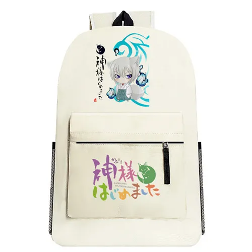 2 Kamisama Love Kiss Женский Рюкзак Kawaii Mochila Feminina холщовые школьные сумки Kawaii дорожная сумка милый рюкзак - Цвет: 2