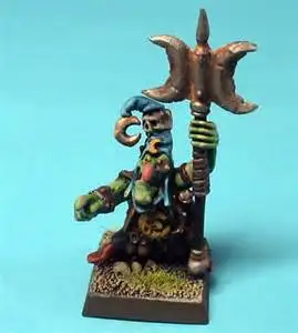 Ночной Гоблин шаман с топором металлическая модель|Игровые фигурки и