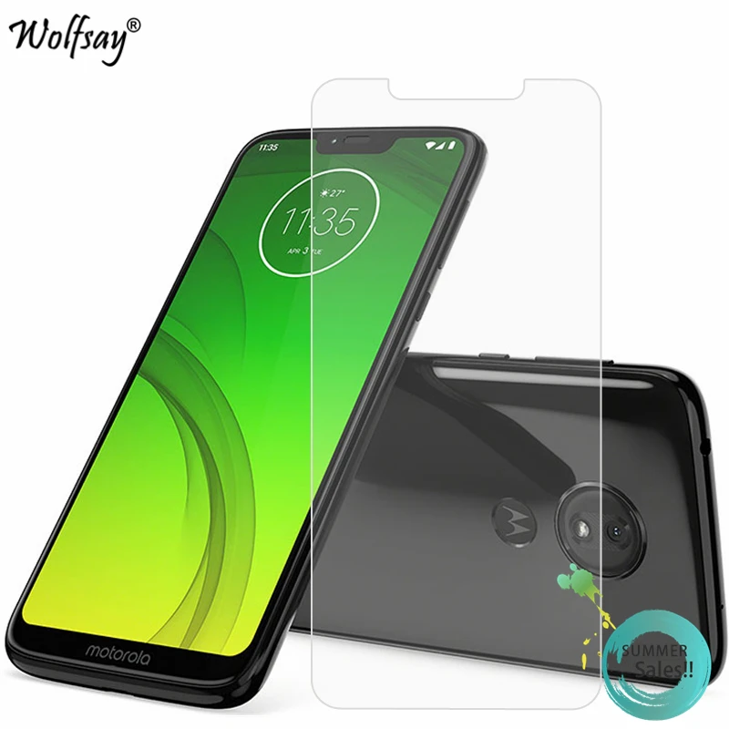 

Защитное стекло для Moto G7 Play, закаленное, 2 шт.
