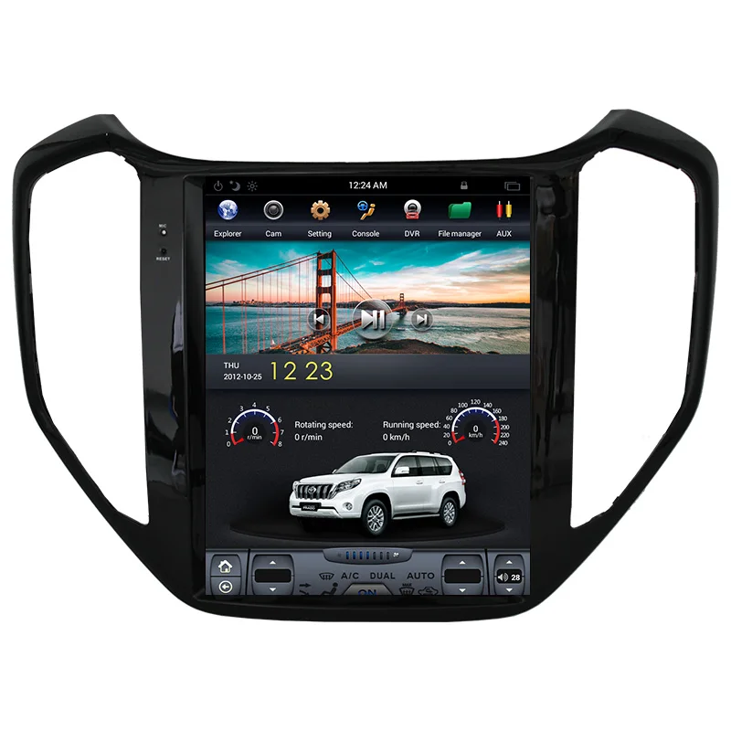 Tesla Android7.1 без DVD плеера GPS навигация для Changan CX70 2015 2016 2017 2018 карты CD большой 12 1 ''IPS