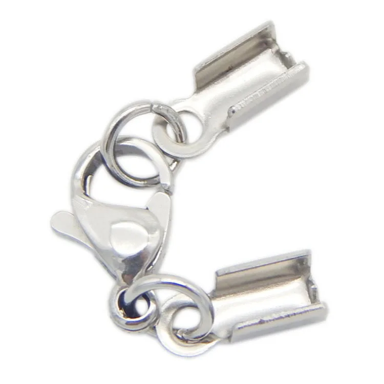 Застежка карабин из нержавеющей стали 3 мм|crimp cap|lobster claw claspclaw clasps |