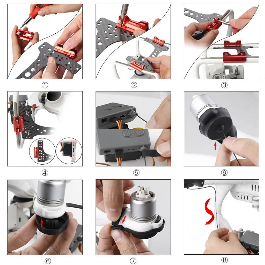 Dron remoto RC, accesorios de dispositivo de ca&iacute;da de aire, cebo de pesca, propuesta de boda, Dron, dispositivo de entrega para DJI Phantom 4-5