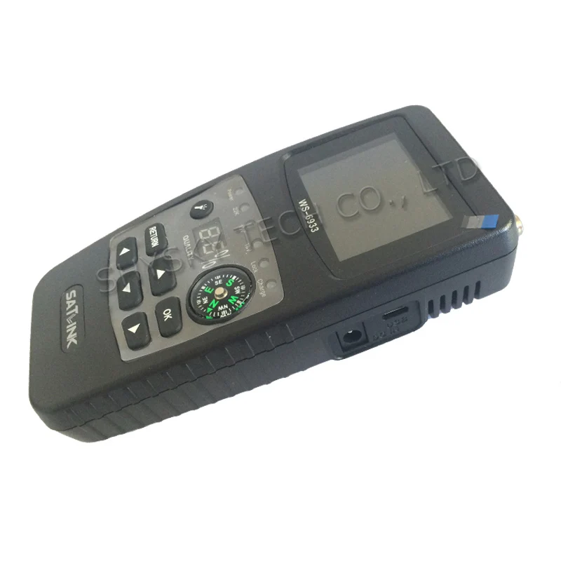 Спутниковая связь WS-6933 DVB-S/S2 FTA C& KU диапазон Цифровой спутниковый Finder метр 2," ЖК-экран с компасом