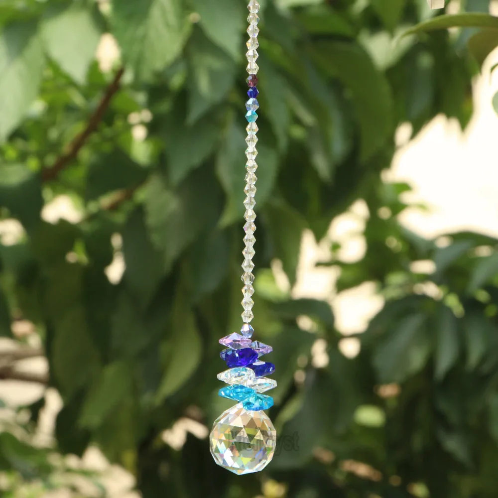 

Crystal Ball Suncatcher Feng Shui Prisms Pendant Pendulum Hanging Window Decor 40mm