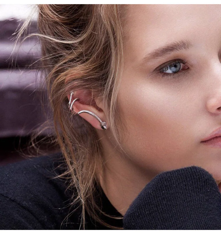 Женские серьги гвоздики из серебра 925 пробы с фианитами|cubic zircon|s925 silverstud earrings for women