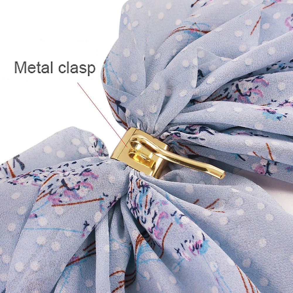 Big Hair Bow Ties Scrunchies Hair Clips Chiffon Ribbon Hairpins For Women Girls Ponytail Holder Headband Hair Accessories