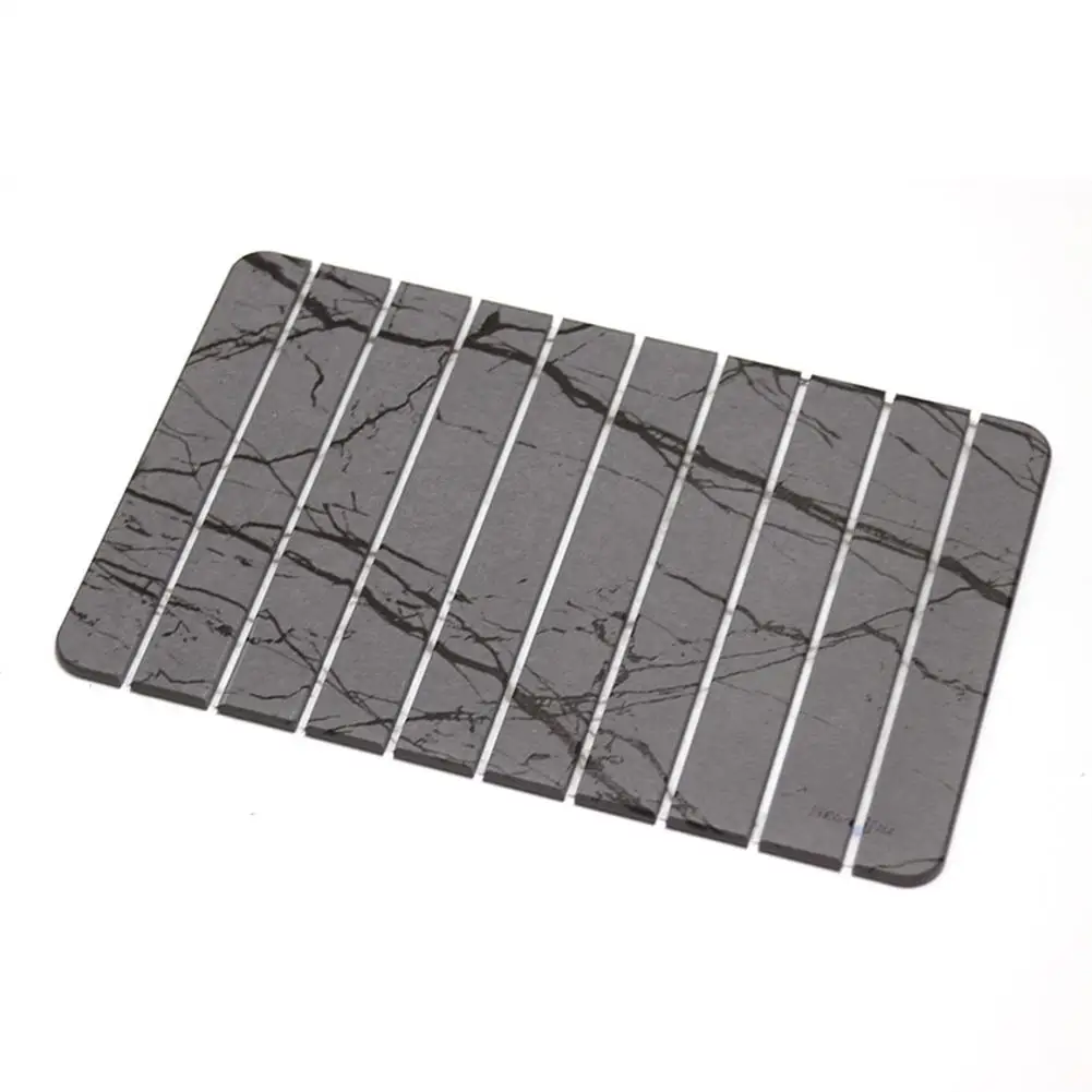 

Diatom Mud Foot Mat Foldable Bathroom Anti-slip Mat Absorbent Bathroom Door Mat Quick Dry Diatomite Absorbent Pad 60*39