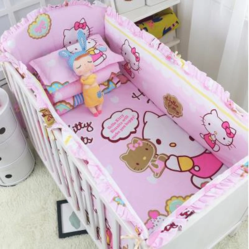 6 шт. детские постельные принадлежности хлопковые Мультяшные анимированные