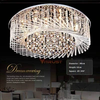 modern crystal led ceiling lamps japan style living room lights led crystal lamp bedroom lamp birds nest design lights