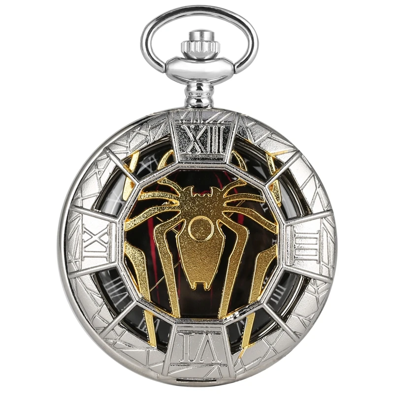 Часы мужские карманные в стиле стимпанк роскошные дизайнерские черные с