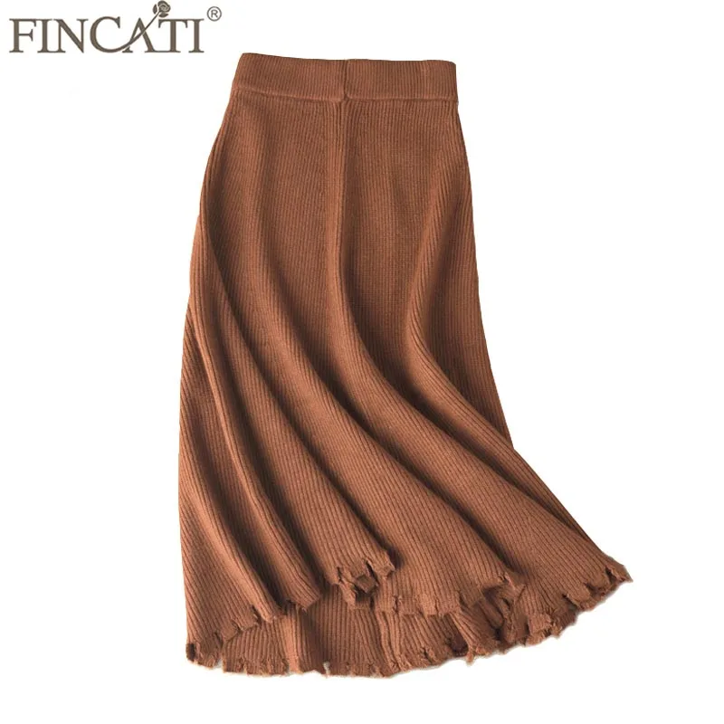 

Юбка Женская осенне-зимняя, шерстяная, вязаная, длинная, элегантная, мягкая